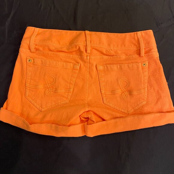Lilly Pulitzer Clifton Jean Shorts Size 2 Orange 2" Stretch EUC Clifton Short - Picture 3 of 10